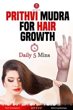 Prithvi Mudra For Hair Growth