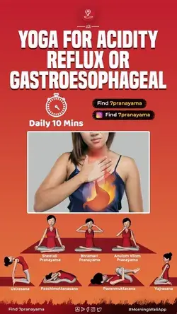 Yoga For Acidity Reflux or Gastroesophageal