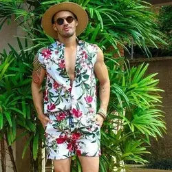 Printed Festival Holiday Resort Outfits for Men