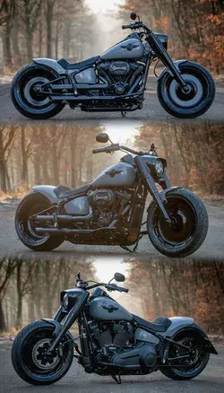 Harley-Davidson Softail Fat Boy customized by Thunderbike