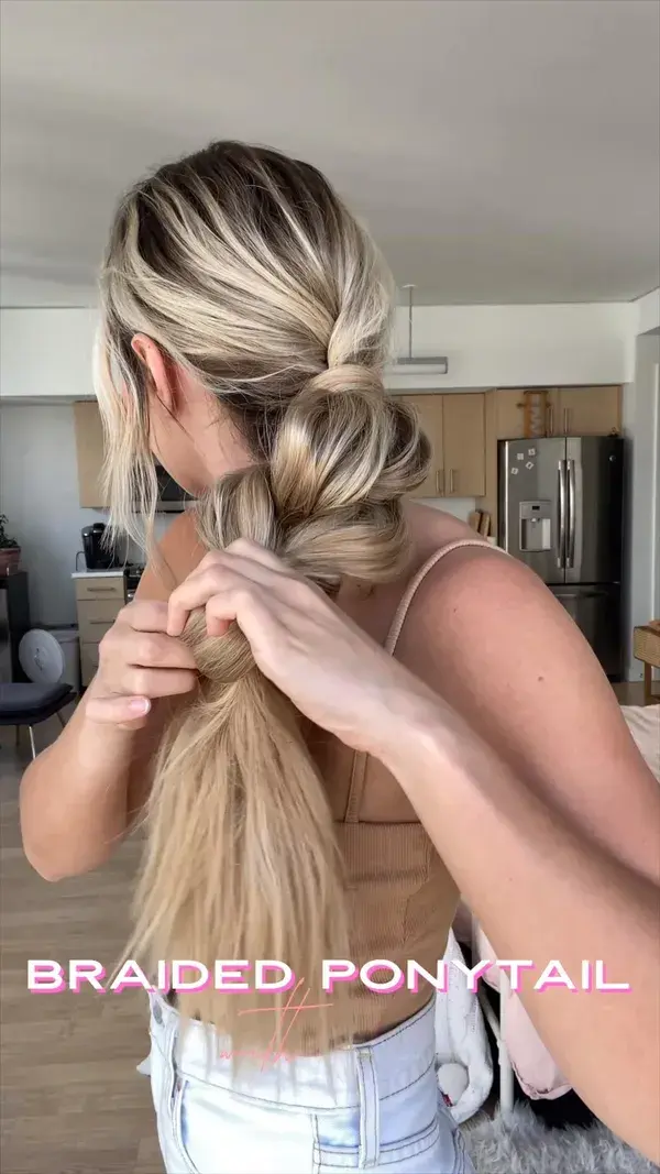 Thick Braided Ponytail