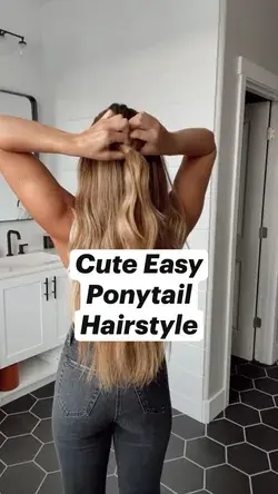 Cute Easy Ponytail Hairstyle CREDIT: breannacohoonhair