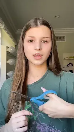 Why did she cut it?😱 Credit from tiktok: brookemonk_