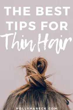 Hairstyles for Thin Hair — Messy Bun Tutorial