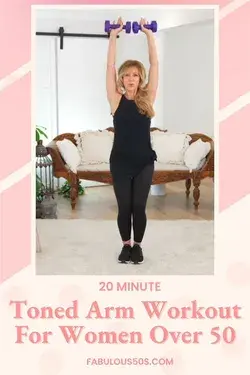 20 Minute Toned Arm Workout For Women Over 50 | Bye Bye Bat Wings Today!