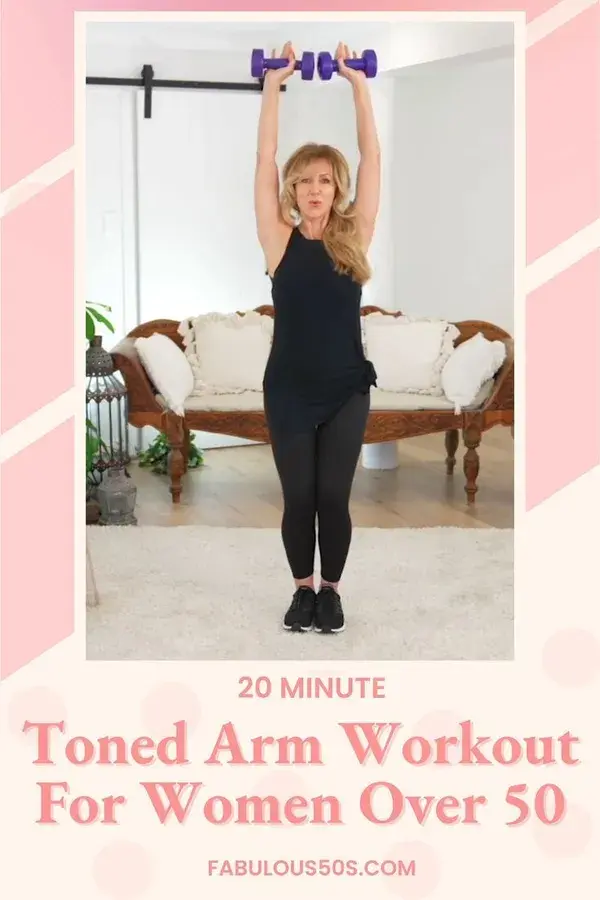 20 Minute Toned Arm Workout For Women Over 50 | Bye Bye Bat Wings Today!