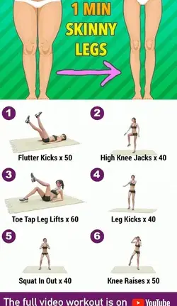 1 min skinny legs