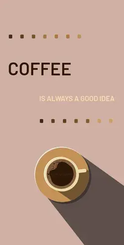 Coffee adobe illustrator design