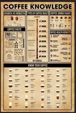 Coffee knowledge chart