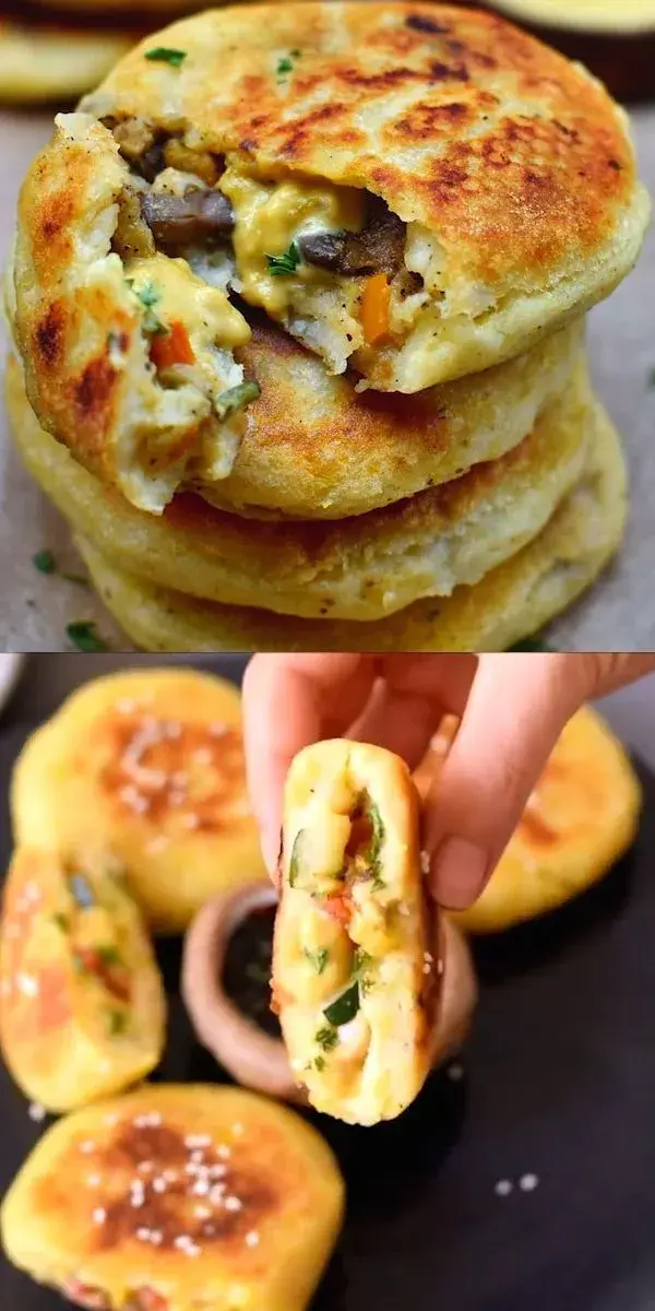 STUFFED POTATO CAKES