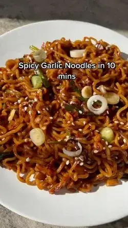 Spicy Garlic Noodles Recipe