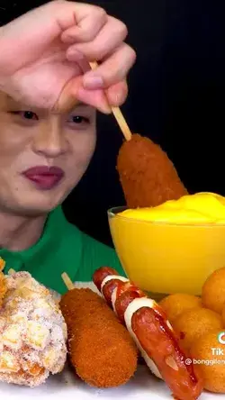 Spicy and cheesey foods ASMR