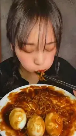 Yumurta ve noodle hımmm