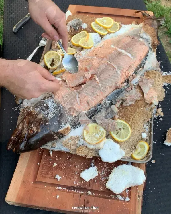 Salt Baked Salmon Recipe!