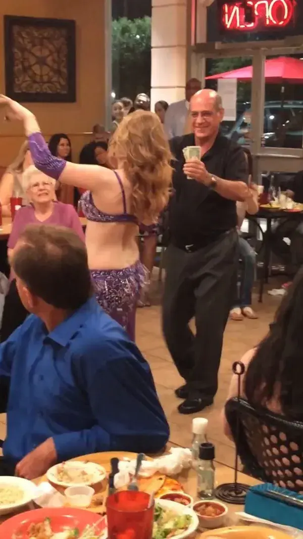 Belly Dancer Gets Money Shower: Belly Dancing for Fame & Fortune with Anna @ Ahlam Academy