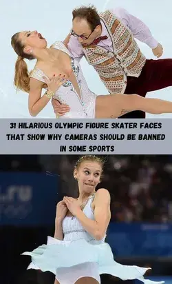 31 Hilarious Olympic Figure Skater Faces That Show Why Cameras Should Be Banned In Some Sports