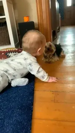 Such a cute little kiss