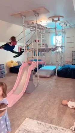 Playroom Swing In Action