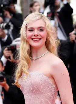 Elle Fanning at the 75th cannes film festival.