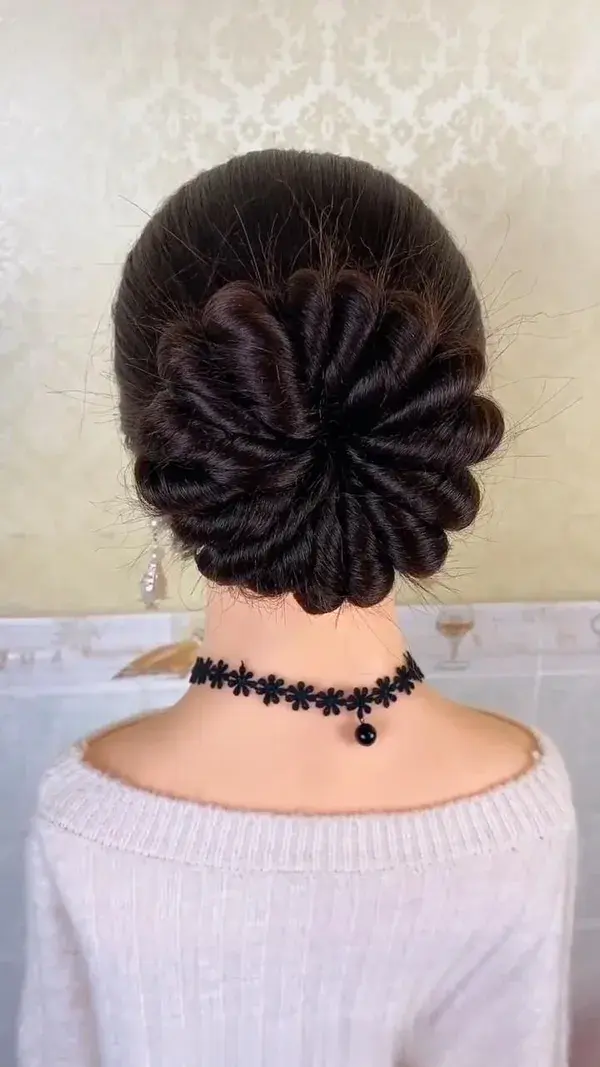 Creative hair updo! 