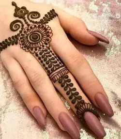 easy mehndi design