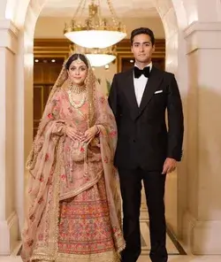 Nawaz Sharif's Grandson Junaid Safdar's Bride, Ayesha Dons A Sabyasachi Lehenga For Their Nikaah