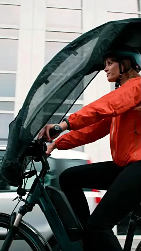 Cycling Protective Shield That Protects Cyclists From Any Weather Conditions!