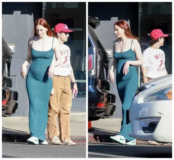 ¿Otro bebé en camino? Fotos de Sophie Turner desatan rumores de un segundo embarazo