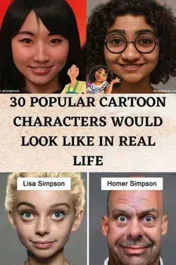 30 Popular Cartoon Characters Would Look Like In Real Life