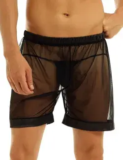 dPois See Through Underwear Transparent Shorts