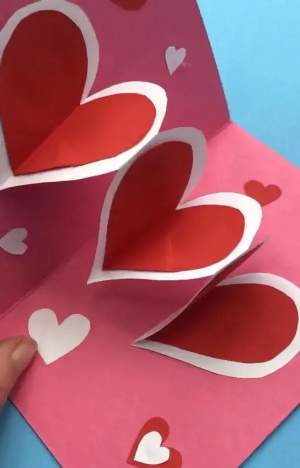 Easy Pop Up Hearts for Valentines