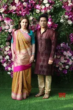 Sachin Tendulkar and his wife Anjali Tendulkar