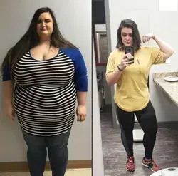She lost 34Kg weight In Just 6 Months