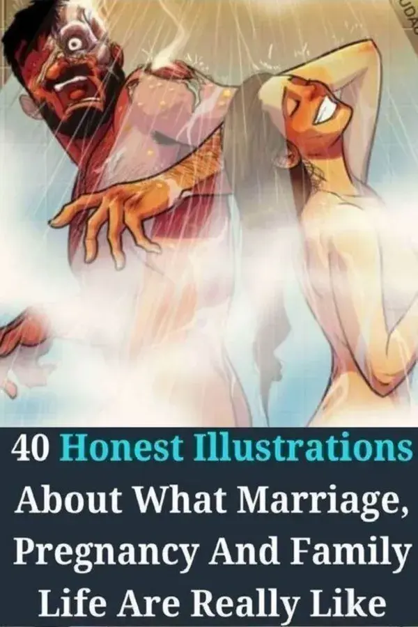 40 Honest Illustrations About What Marriage, Pregnancy And Family Life Are Really Like