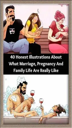 40 Honest Illustrations About What Marriage, Pregnancy And Family Life Are Really Like