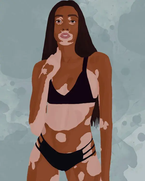 Winnie Harlow illustration