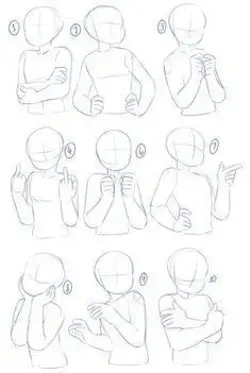 torso up poses