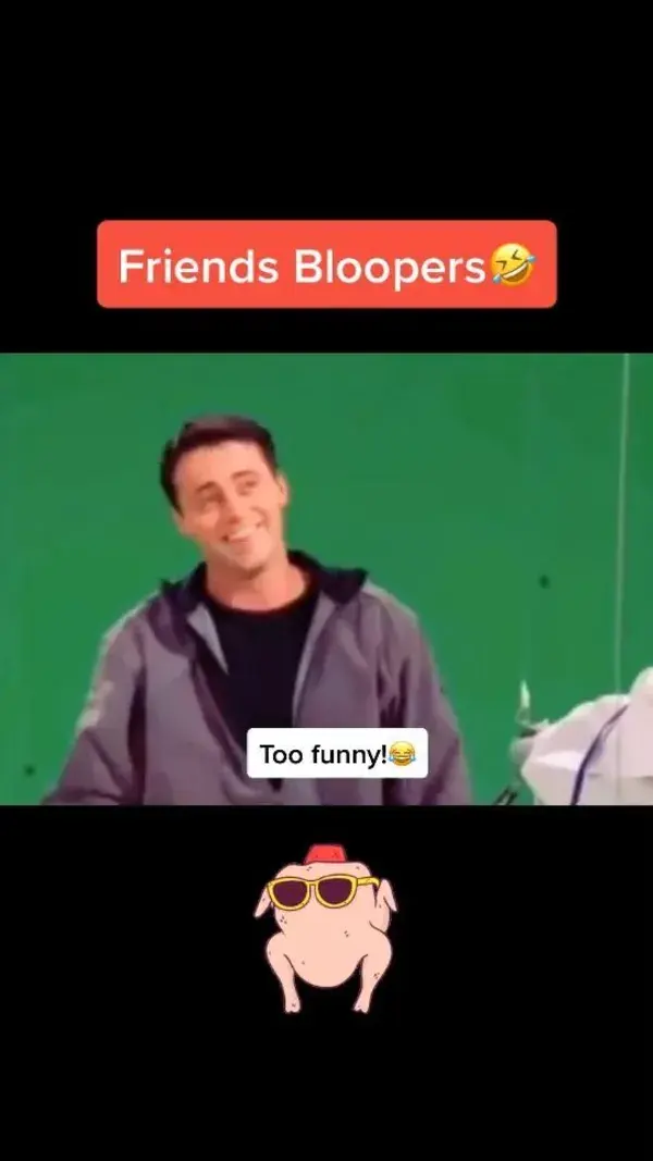 Friends bloopers