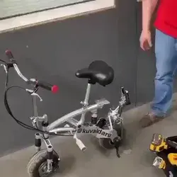 electric drill bike