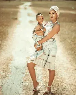 Hamisa Mobetto and son, Dylan looked beautiful in their recent photo shoot 