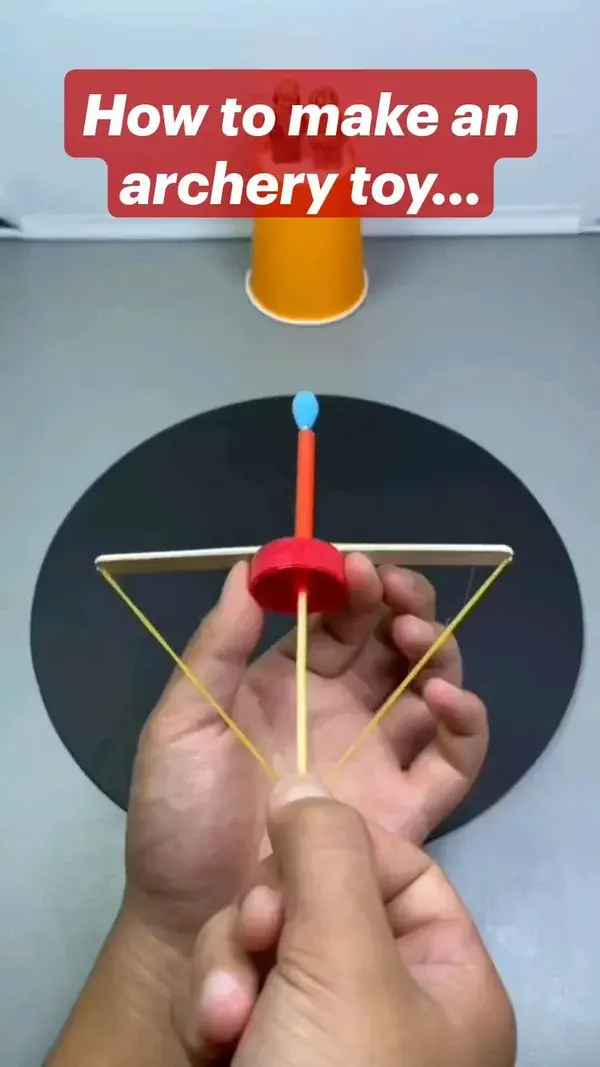 How to make an archery toy...