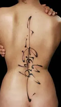Trendy Spine Tattoos