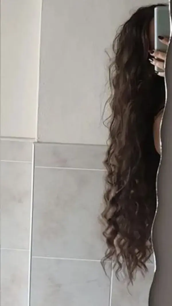 Curly hair