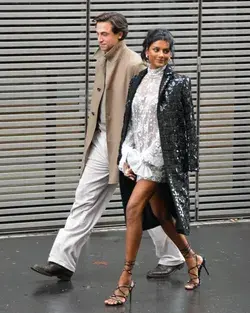 simone ashley - valentino show - pfw