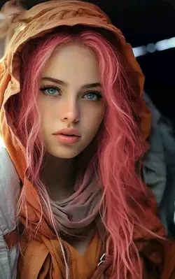 Blue eyes Artificialintelligence girl art