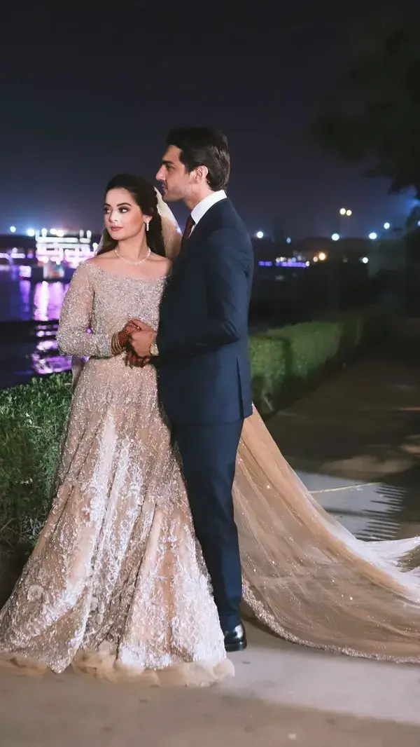 Minal Khan and Ahsan Mohsin Ikram's Valima Photoshoot