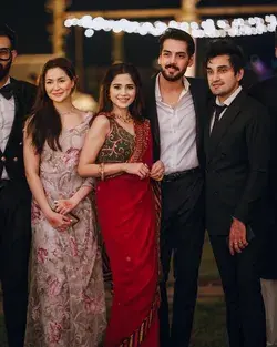 Hania @engagement of Aiman Baig & Shahbaz Shigri 💕