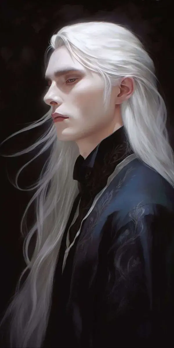 White hair prince