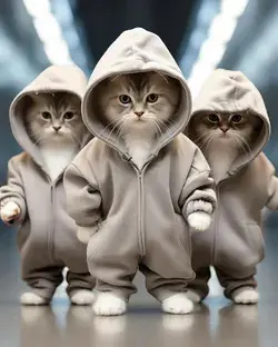 funny 3 cats pics funny matching icons cats 3