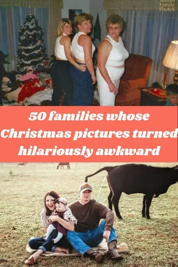 50 Families Whose Christmas Pictures Turned Awkwardly Funny